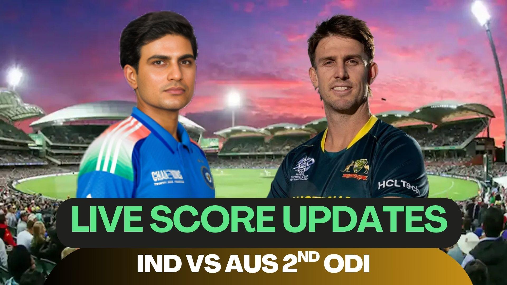 IND vs AUS Live Score, 2nd ODI: Harshit Rana Dismisses Matt Short; Australia Five Down