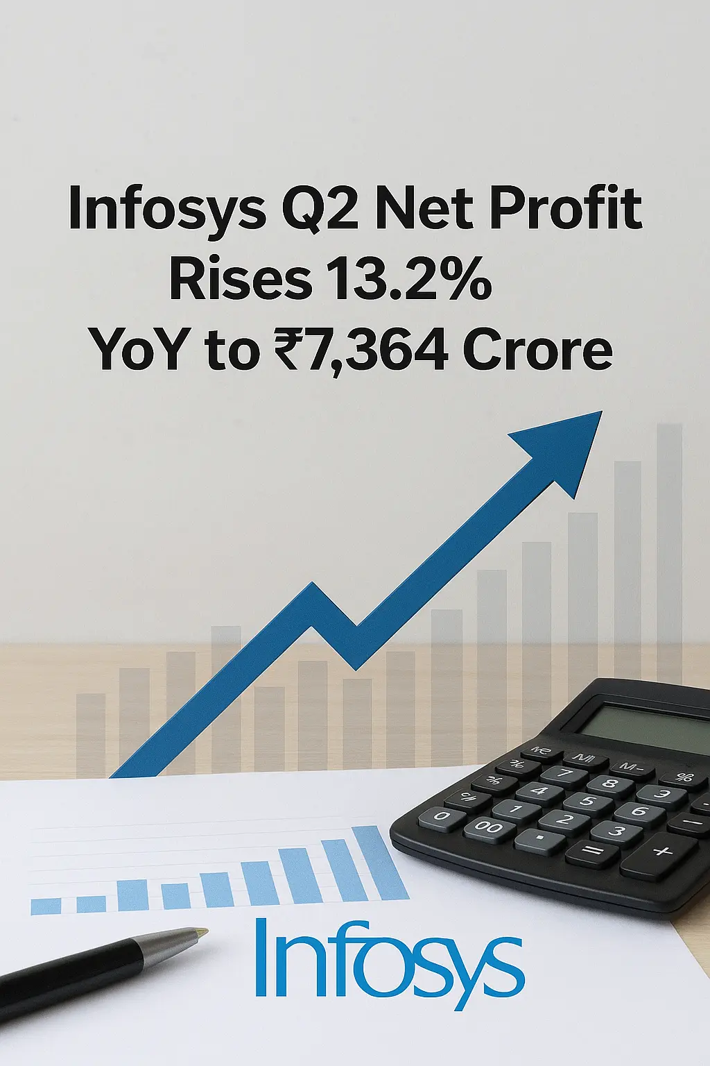 Infosys Q2 Profit Rises 13.2% YoY to ₹7,364 Crore
