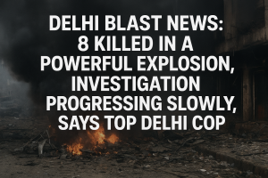 Delhi Blast News: 8 killed in a powerful explosion, investigation progressing slowly, says top Delhi cop.